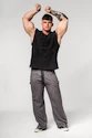 Pantalons de survêtement pour homme Nebbia  Washed-off Gym Sweatpants NO SHORTCUTS Light Grey