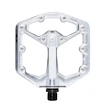 Pédales plateformes Crankbrothers  Stamp 7 Large High Polish Silver