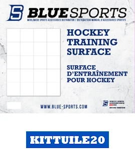 Planche de tir Blue Sports  Hockey Training Surface 20x White