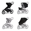 Poussette sportive Thule Urban Glide 3 Black + Barre de sécurité + Protection pluie + Moustiquaire