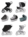 Poussette sportive Thule Urban Glide 3 Black + Bassinet Mid blue SET 7en1