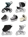 Poussette sportive Thule Urban Glide 3 Mid blue + Bassinet Soft beige SET 7en1