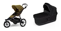 Poussette sportive Thule Urban Glide 3 Nutria green + Bassinet Black