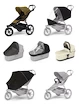 Poussette sportive Thule Urban Glide 3 Nutria green + Bassinet Soft beige SET 7en1