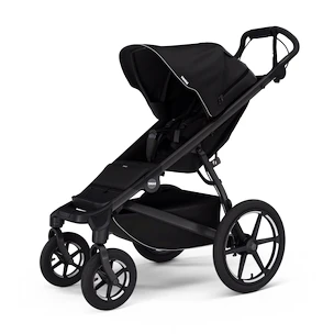 Poussette Thule Urban Glide 4-wheel Black + Barre de sécurité + Protection pluie