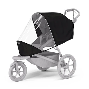 Poussette Thule Urban Glide 4-wheel Black + Barre de sécurité + Protection pluie + Moustiquaire