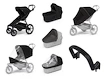 Poussette Thule Urban Glide 4-wheel Black + Bassinet Black SET 7en1