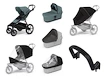 Poussette Thule Urban Glide 4-wheel Mid blue + Bassinet Mid blue SET 7en1