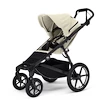 Poussette Thule Urban Glide 4-wheel Soft beige + Barre de sécurité + Protection pluie