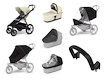 Poussette Thule Urban Glide 4-wheel Soft beige + Bassinet Soft beige SET 7en1