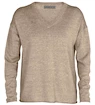 Pull-over Icebreaker  Flaxen LS V Sweater Beige S