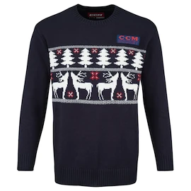 Pull pour homme CCM Holiday Ugly Sweather Navy