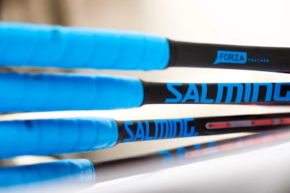 Raquette de squash Salming  Cannone Feather Racket Black/Cyan