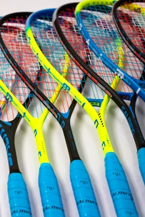 Raquette de squash Salming  Grit Powerlite Racket Blue/Yellow