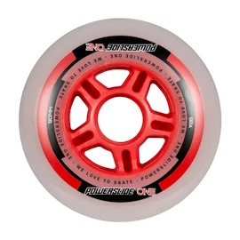 Roues avec roulements Powerslide One Complete 100 mm 82A + ABEC 5 + 8 mm Spacer 8 pcs