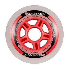 Roues avec roulements Powerslide One Complete 84 mm 82A + ABEC 5 + 8 mm Spacer 8