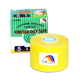 Ruban adhésif TEMTEX  Kinesio Tape Classic 5 cm × 5 m noir