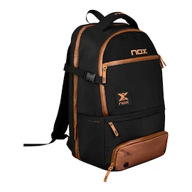 Sac à dos pour raquettes NOX Luxury Open Series Black/Brown Backpack