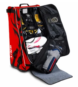 Sac à roulettes de hockey Grit  HTFX Black Senior