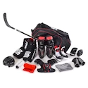 Sac à roulettes de hockey SHER-WOOD  V Backpack Black/Red Senior