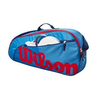 Sac de raquettes de tennis pour enfants Wilson  Junior 3 Pack Blue/Orange