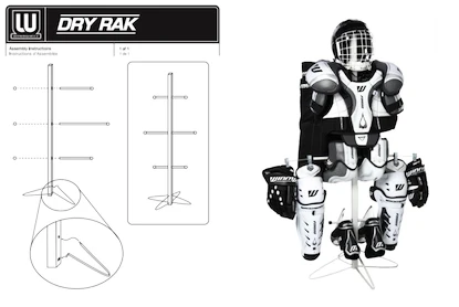 Séchoir pour le matériel WinnWell  Dry Rak