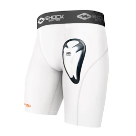 Short avec suspensoir Shock Doctor BioFlex Cup White Senior