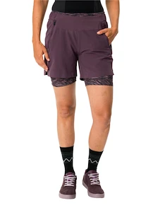 Short de cyclisme pour femme VAUDE  Altissimi Cycling Shorts Blackberry