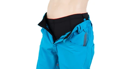 Short de cyclisme pour homme Sensor  Cyklo Charger Turquoise M