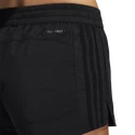 Short pour femme adidas  Pacer 3-Stripes Woven Heather Shorts Black