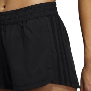 Short pour femme adidas  Pacer 3-Stripes Woven Heather Shorts Black L