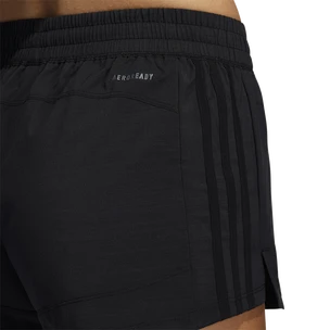 Short pour femme adidas  Pacer 3-Stripes Woven Heather Shorts Black L