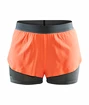 Short pour femme Craft  Vent 2v1 Orange