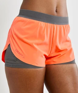 Short pour femme Craft  Vent 2v1 Orange