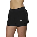 Short pour femme Mizuno  ER 2in1 Short Black S