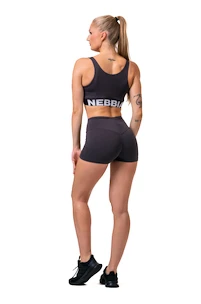 Short pour femme Nebbia Hero Classic short high waist marron XS