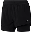 Short pour femme Reebok  Epic 2in1 Run black