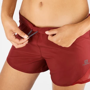 Short pour femme Salomon Cross Rebel 4" Short Cabernet