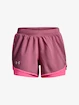 Short pour femme Under Armour  Fly By 2.0 2N1 Short-PNK