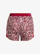 Short pour femme Under Armour  Fly By 2.0 Printed Short -PNK