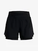 Short pour femme Under Armour  RUN STAMINA 2IN1 SHORT-BLK