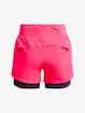 Short pour femme Under Armour  RUN STAMINA 2IN1 SHORT-PNK