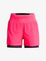 Short pour femme Under Armour  RUN STAMINA 2IN1 SHORT-PNK