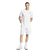 Short pour homme adidas  Club Graphic Short White/Grey