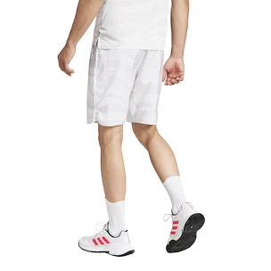 Short pour homme adidas  Club Graphic Short White/Grey