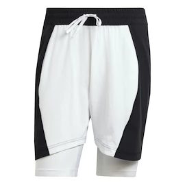 Short pour homme adidas  Short & Tight Set White