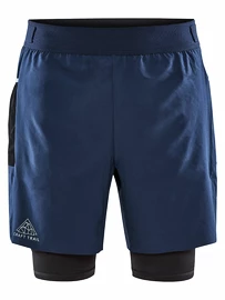 Short pour homme Craft  PRO Trail 2in1 Blue