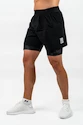 Short pour homme Nebbia  Compression 2in1 shorts black XXL