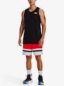 Short pour homme Under Armour  Baseline Woven Short II-RED