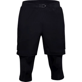 Short pour homme Under Armour Run Anywhere 2N1 Long STS black